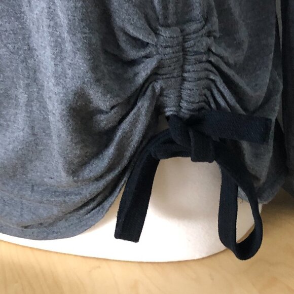 KENSIE Ruched Side Sweatshirt - Dark Academia - Picture 6 of 11